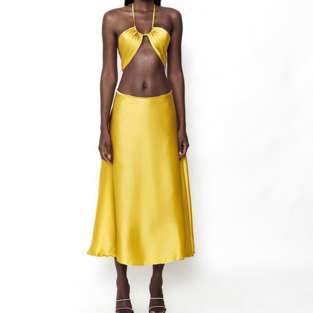 LURELLY MELROSE PLACE SILK SKIRT NWT SZ 2/XS RRP $230